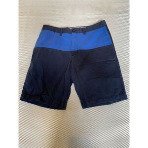 Banana Republic 33 x 10.5" Classic Navy 100%‎ Cotton Original Colorblock Shorts